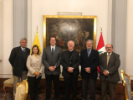 Prefect visits the Pontificia Universidad Católica del Perú